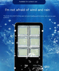 Hella Bright Solar Flood Light With Dusk To Dawn Sensor And Rock Solid IP65 Weatherproof Build For Securing Parking Lots And Large Backyards Featuring Efficient LED Chips That Handle The Daily Grind Seamlessly, design against wind and rain.