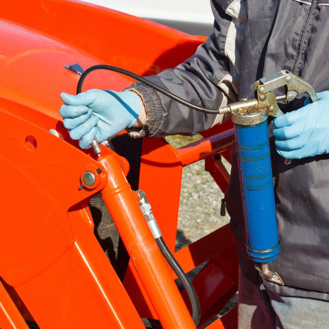 Using Brass Straight Grease Fitting Set With G1 8 Thread, 160mm Length on machinery