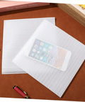 100 Pack Epe Foam Pouches For Shipping Fragile Electronics, shown with an iPhone inside a cushioned white pouch.