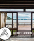 Heavy Duty 4 Pack Window Sash Pulley Wheels With Double Bearing Nylon Rollers For Smooth As Butter Gliding Sliding Doors And Glass Tracks near modern sliding door.