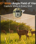 E6 WiFi Trail Camera Non Cellular With External Antenna Stable WiFi On Site App Viewing Grab And Go 64MP 1296P HD No Glow