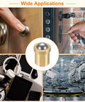 Top Shelf 304 Stainless Steel Ball Plunger With Copper Spring Loaded Latch Heavy Duty Push Fit Catch For Cabinetry And Mechanisms in use with various applications