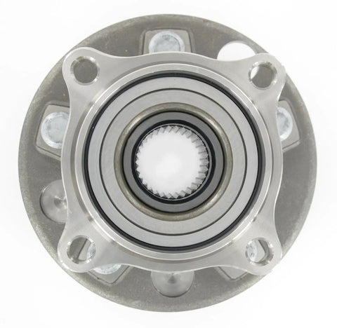 Rear Wheel Bearing And Hub Assembly For Lexus Ls430 2001 2006 Oe Replacement Part top view showing bearing design and metal finish.