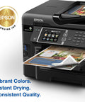 Epson printer using Durabrite Ultra Ink High Capacity Black And Standard Color Cartridge Combo Pack T252XL-BCS for vibrant prints