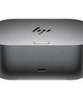 Heavy Duty Thunderbolt 4 Docking Station With 280W Power Delivery Straight Plug And Play Rig Ready Design Smooth Forty Gbps Data Transfer For Your Badass Desk Setup, sleek black design with USB-C port.