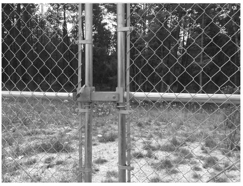 Chain Link Double Gate Latch For One And Five Eighths To Two Inch Gate Frames Strong Arm Beefy Gate Latch That Secures Two Gates