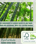 Eyxformula bamboo cotton swabs, 6-inch pointed tips, 500-count, FSC-certified bamboo