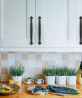 Kitchen featuring 18 Inch Matte Black Appliance Pull Cabinet Hardware Solid Heavy Duty Kitchen Cabinet Pulls for Cupboards and Drawers.