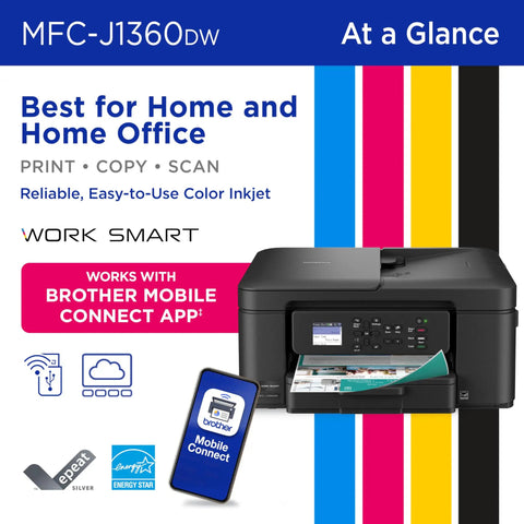 Wireless Color Inkjet All In One Printer With Auto Duplex And 1.8 Inch Color Display Ideal For Home Office Easy Copy Scan Print