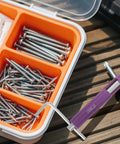 Helicoil Thread Repair Kit for fast and durable thread inserts zinc alloy construction with screws and tool set