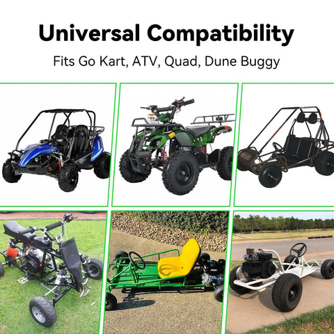 Universal 40 Inch Go Kart Rear Axle Kit for ATVs Quads Dune Buggies and Trailers compatibility with various vehicles