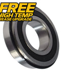 Solid Heavy Duty Front Wheel Bearings Built Damn Tough With Smooth Rolling Precision And High Temp Synthetic Grease Coated 5/8 Inch bearing with black seal.