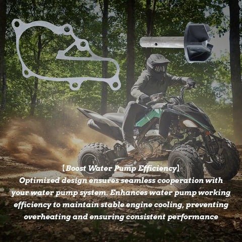 Heavy Duty Water Pump Service Kit Slick Impeller And Bearing Set With Premium Oil Seals And Gaskets For Yamaha Raptor 700 YFM700R includes impeller and gasket components.