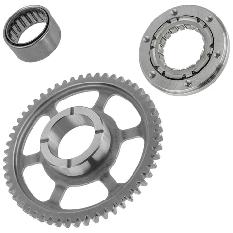 Badass Heavy Duty Starter Clutch Gear Idler And Needle Bearing One Way Roller Kit for Suzuki LT R450 LTR450Z. Includes gear and bearing.