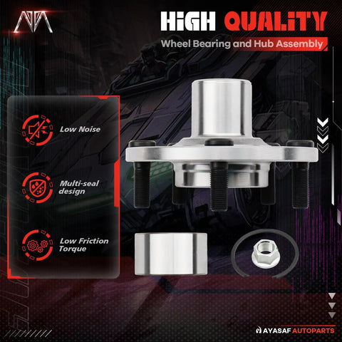 Heavy Duty Front Wheel Hub Bearing Assembly Fits Infiniti I30 I35 Nissan Altima 35L Maxima 2000 2008 showing a detailed hub and bearing.