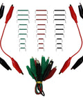 Alligator clips and jumper wires from Easy Electronics Kit Bundle With Paperback Handbook And ProTechTrader Component Pack For STEM DIY Projects