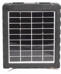 Hella Reliable Trail Camera Solar Panel With 3000Mah Capacity front view, compact design, black with solar cells.