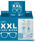 Big Lens Wipes 50 Count For Glasses, Watches, Screens And More Clean Smudge Free With Quick Dry Isopropyl Alcohol 9.8 By 6.7 Inch