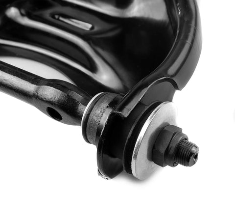 Close-up of Front Upper Suspension Control Arm Heavy Duty High Strength Steel for Chevy Blazer with mounting hardware.