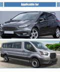Premium A/C Heater Control Switch Replacement For Ford Focus 2000-2007 And Transit Connect 2010-2013 shown on two applicable vehicle models.