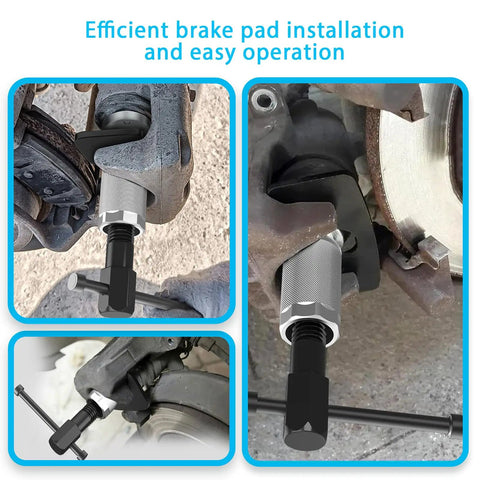 Heavy Duty Car Brake Caliper Compression Tool For Rear Pads Wind Back And Piston Reset Brake Pad Spreader in use