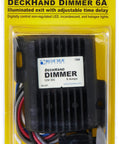 Deckhand Dimmer Switch 6A 12V Marine Lighting Dimmer For LEDs Incandescent And Halogen in retail packaging.
