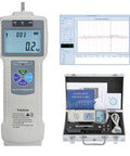 High Precision Digital Force Gauge 500N Push Pull Meter With Output Function For Lab And Shop Floor, 0.1N Resolution, 0.2 Percent Accuracy, 1000 Hz Sampling Speed, Includes Three Units, handheld dynamometer with software and case
