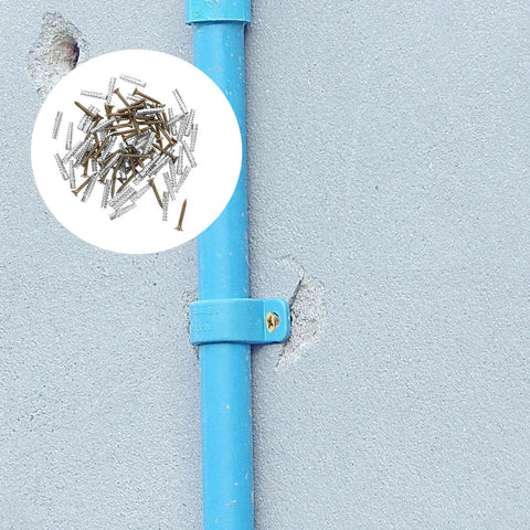 40 Pack Drywall Anchor Screw Kit For Hollow And Wood Walls Heavy Duty Rust Proof Steel Expansion Anchors with pipe support