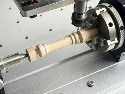 4th Axis Rotary Module With Beefy Harmonic Reducer 50 To 1 For 4030 Evo Ultra Series, precision engraving of wooden cylinder