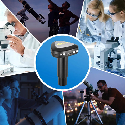 WiFi Digital Eyepiece For Telescopes And Microscopes With 1080P HD Video And 2MP Photos Real Time View To IPhone Android And PC