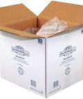 Open box of Majestic Premium Dutch Processed Cocoa Powder 20 To 22 Percent Fat Alkalized PH Eight Point Five For Baking And Desserts 25 lb bag