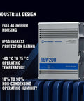 Workhorse 8 Port PoE Plus Unmanaged Gigabit Ethernet Switch With 240W Budget And 2 SFP Ports, industrial design features