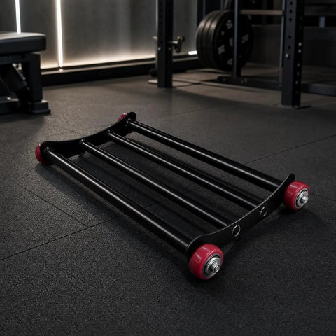 Kickass Core Training Apparatus Featuring Solid Tube Frame Design To Build Stable Midsection Strength And Improve Daily Workout Routines For Home Gym And Pro Trainers Hella Reliable Fitness Gear on gym floor