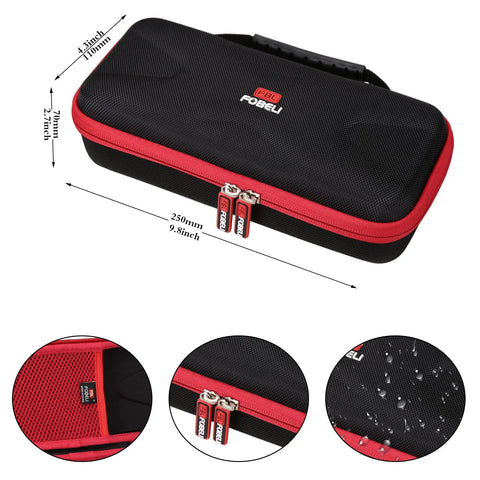 Heavy Duty Eva Carrying Case For Fluke 323 324 325 301D 302 303 305 902 FC Clamp Meter Multimeter, 9.8 x 4.3 x 2.7 inches, waterproof design.