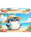 Heavy Duty Foldable Storage Bin With Secure Lid And Easy Grab Handles For Bedroom Closet Organizers, Collapsible Toy Box with penguin design.