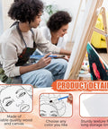 Pre Drawn Canvas Art Kit For Adults Includes 20 Canvases 20 Aprons 20 Palettes And 20 Paints Perfect For Sip And Paint Parties
