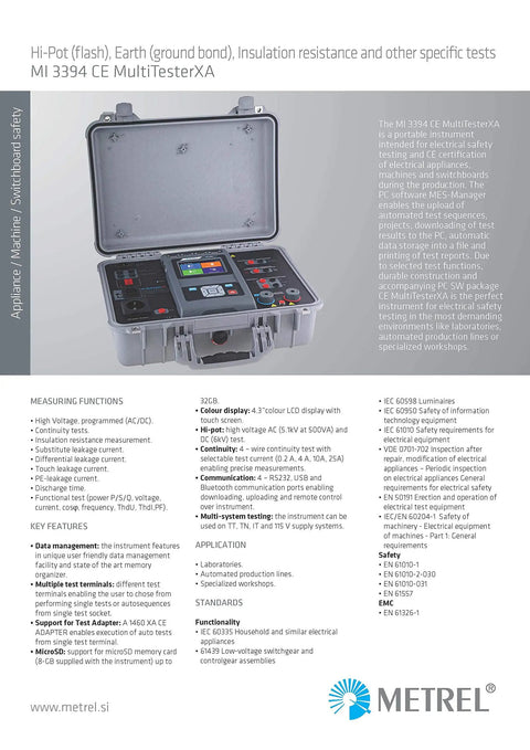 Heavy Duty Pro Grade Electrician Tester Featuring Badass High Voltage Precision Slick Continuity Scanning And Knockout Insulation Resistance Analysis For A Go To No Fuss Job Site Setup in durable gray case.