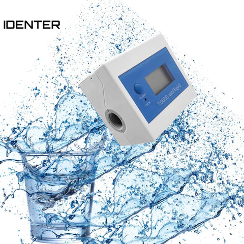 Real Time Water Flow Meter For Irrigation And Garden Hose GPM Usage Monitor in water splash