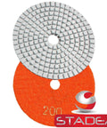 4 Inch Diamond Polishing Pads Wet Dry Set With 11 Diamond Pads And Backer Pad For Granite Concrete Marble Polishing Includes Grits 200