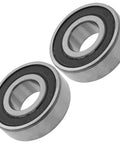 Heavy Duty 2-Pack Ball Bearings Fits John Deere L105 L107 L108 L110 L118 Deck Spindle Swap Quick Install OEM Replacement smooth bearing view.