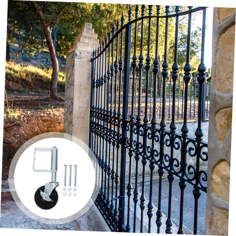 Heavy Duty Spring Loaded Gate Caster Wheel For Fences And Gates Smooth Rolling All Terrain Roller designed for brick and concrete.