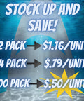 Pricing for Precision Transparent Leveling Shims Invisible Wedges: 12 pack at $1.16/unit, 24 pack at $0.79/unit, 200 pack at $0.50/unit.