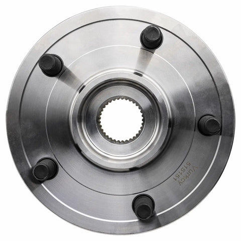 Front Wheel Bearing Hub Assembly For Ram 1500 Classic 2019 2022 515151 5 Lug 3 Bolt Flange view showing heavy-duty steel construction.