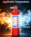 Solid Gear 2 Pack ABC Dry Chemical Fire Extinguisher 2.5 Lb features explosion-proof and anti-freezing temperature ratings.