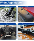 Wide application of Top Shelf M6 Button Head Socket Cap Screws And Hex Nuts With Washers Assortment Kit in bicycle, car, toy, and furniture assembly.