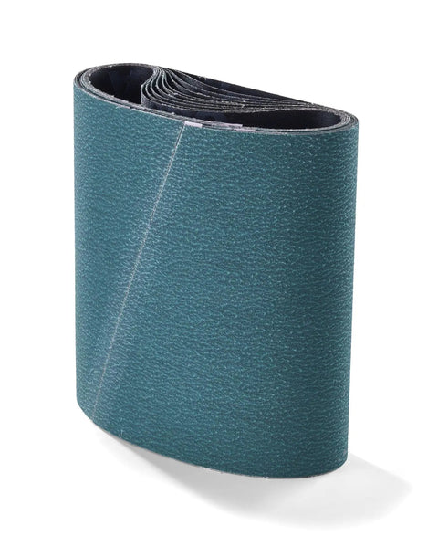 8 By 19 Inch Floor Sander Belts 80 Grit Silicone Carbide Bi Directional Resin Bond Cloth Black Lot Of Ten For EZ 8 Floor Machine