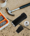 Kickass Motorcycle Mainshaft Nut Socket Wrench For Quick Twin And Primary Drive Sprocket Removal Hella Durable Bike Tool on workbench.