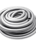 Half Inch Flexible Reduced-Wall Electrical Conduit, 50 Ft Stainless Steel Cable Sleeve Tube coiled for low-voltage cable management