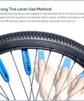 Hands using tire levers to change tube on 26 inch bike wheel, part of Two Pack 26 Inch Inner Tubes With Schrader Valve set.