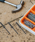 20 Pcs Aluminum Pop Rivets Set With Strong Fasteners And Secure Grip For Marine Kayak Sailboat Furniture And Auto Projects Tough As Nails Built To Last Blind Rivet Kit For Marine And Auto Repairs And Home Projects alongside hammer and screws